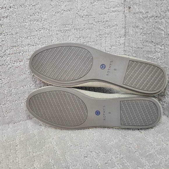 Rothy's The Flat Womens Size US 9 Birdseye Almond Toe Flat Slip On Shoes NEW - Picture 8 of 9